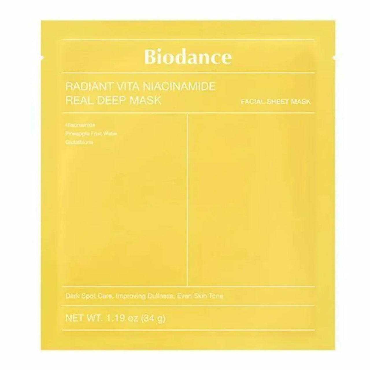 Biodance - Radiant Vita Niacinamide Real Deep Mask - Tūfiti