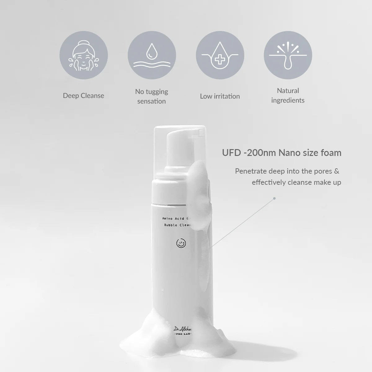 Dr. Althea - Amino Acid Gentle Bubble Cleanser 140ml - Tūfiti