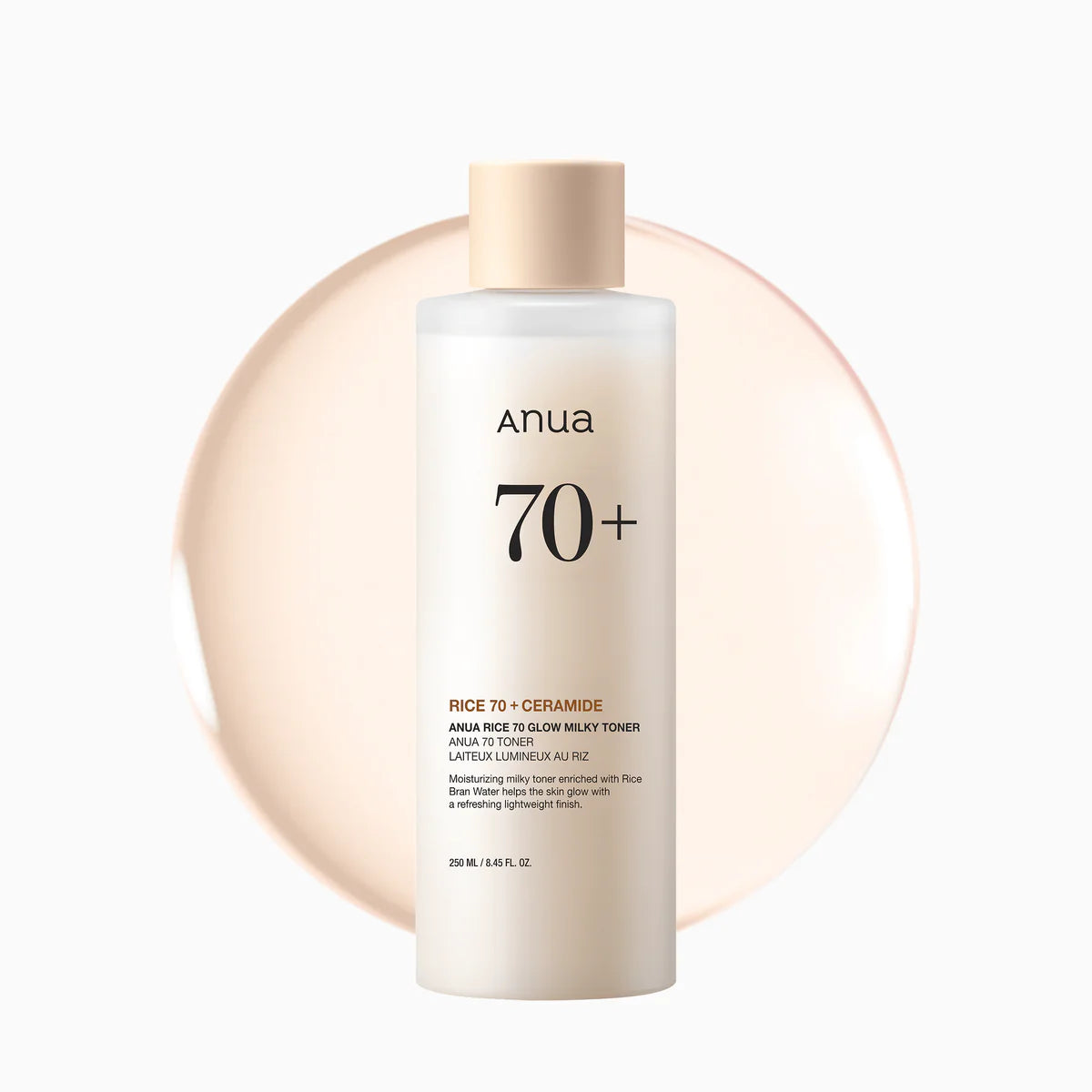 ANUA - Rice 70 Glow Milky Toner - 250ml - Tūfiti