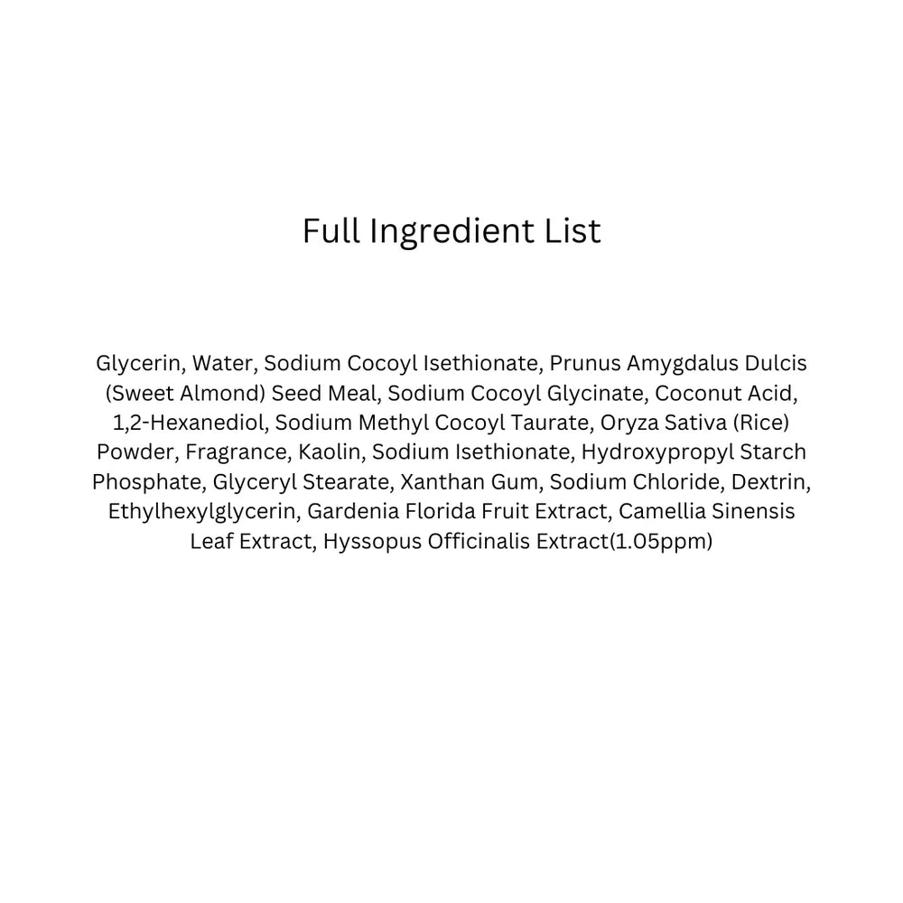Arencia - Fresh Blue Hyssop Rice Mochi Cleanser, 120g - Tūfiti