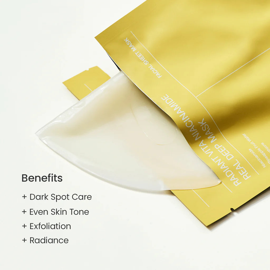 Biodance - Radiant Vita Niacinamide Real Deep Mask - Tūfiti