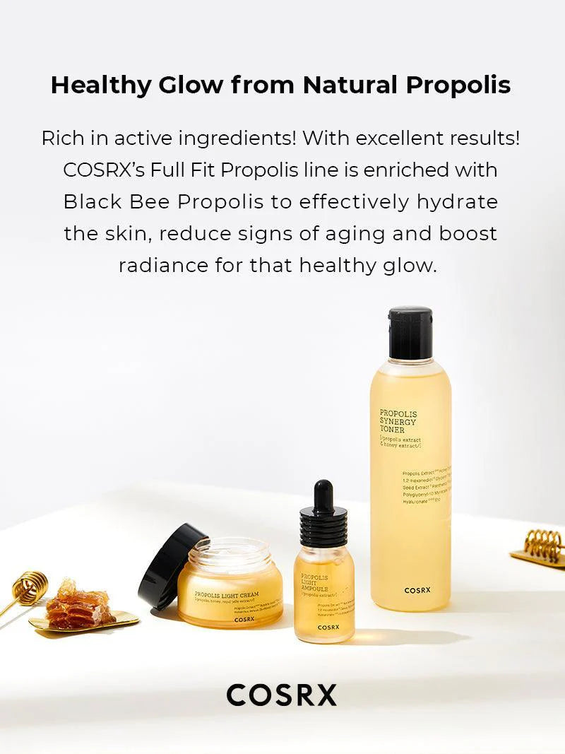 COSRX Full Fit Propolis Light Ampoule Face Serum 30 ml - Tūfiti