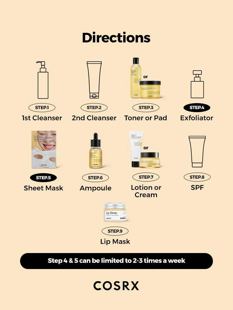 COSRX Full Fit Propolis Light Ampoule Face Serum 30 ml - Tūfiti