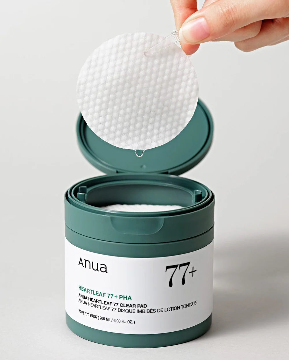 Anua - Heartleaf 77% Toner Pad - Soothing Toning Pads with Astragalus Extract - 70pcs. - Tūfiti