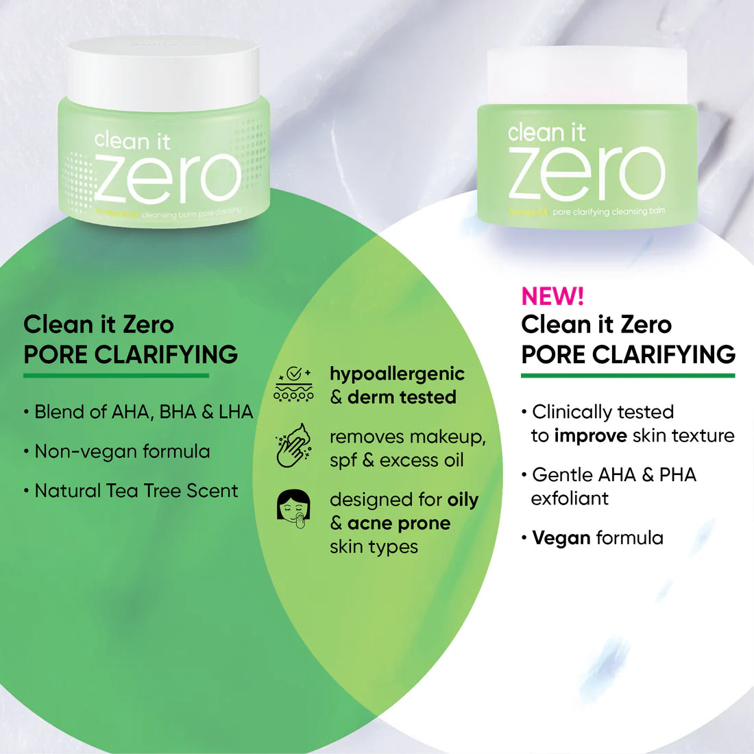 Banila Co - Clean It Zero Cleansing Balm - Pore Clarifying - Sorbet Face Wash Oil - 100ml