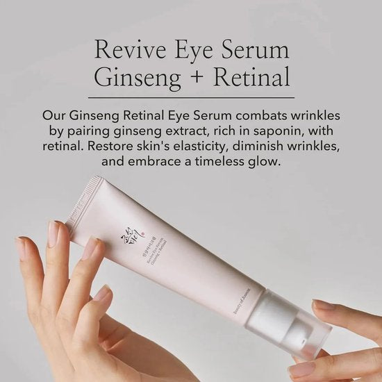 Beauty of Joseon - Revive Eye Serum - Ginseng + Retinal - Anti-Wrinkle Eye Serum - 30ml - Tūfiti