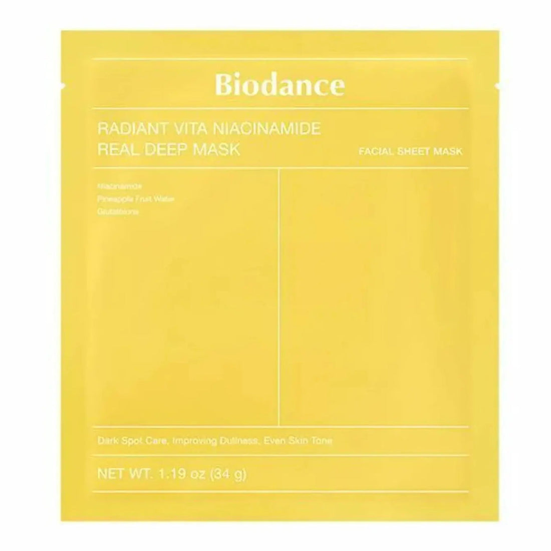 Biodance - Radiant Vita Niacinamide Real Deep Mask - Tūfiti