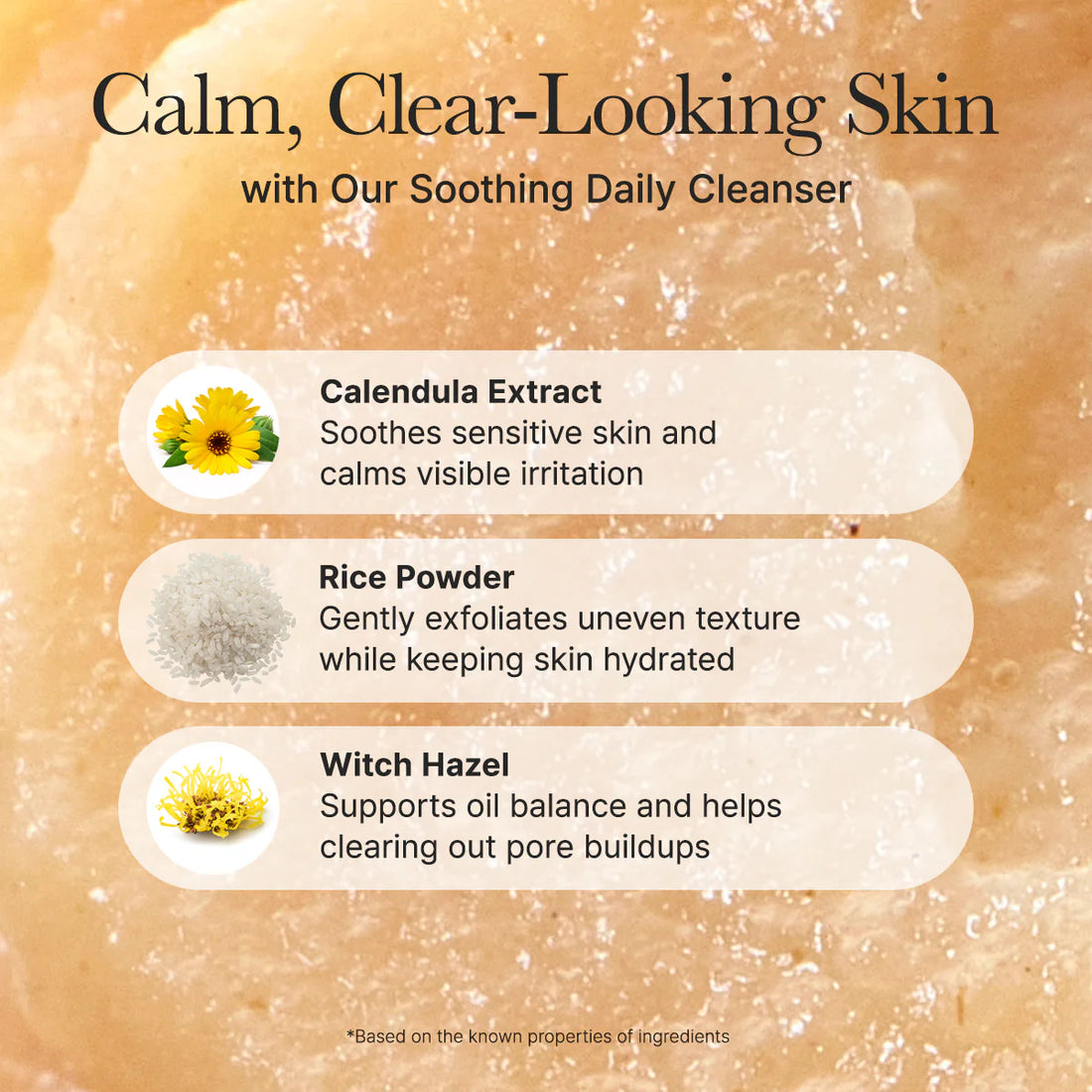 Arencia - Fresh Calendula Mochi Cleanser, 120g - Tūfiti