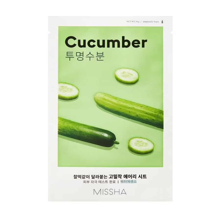 Missha - Airy Fit Aloe Sheet Mask, 19g - Tūfiti