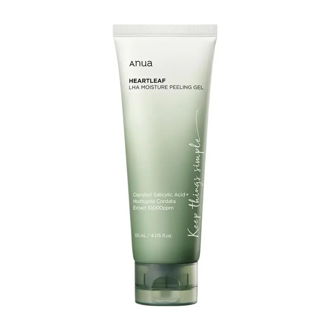 Anua - Heartleaf LHA Moisture Peeling Gel Facial Scrub - 120ml - Tūfiti