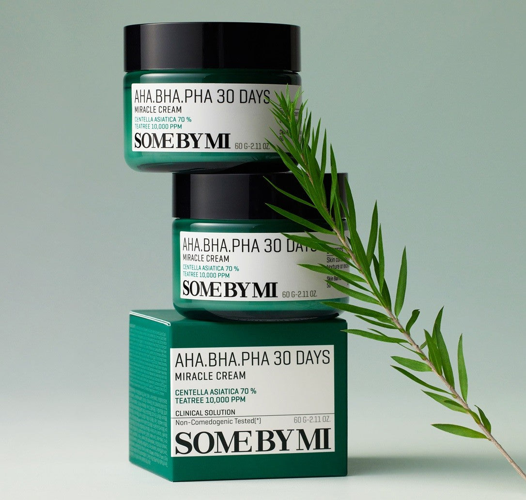Some By Mi - AHA BHA PHA 30 Days Miracle Cream - Face Cream with AHA, BHA and PHA Acids - 60ml - Tūfiti