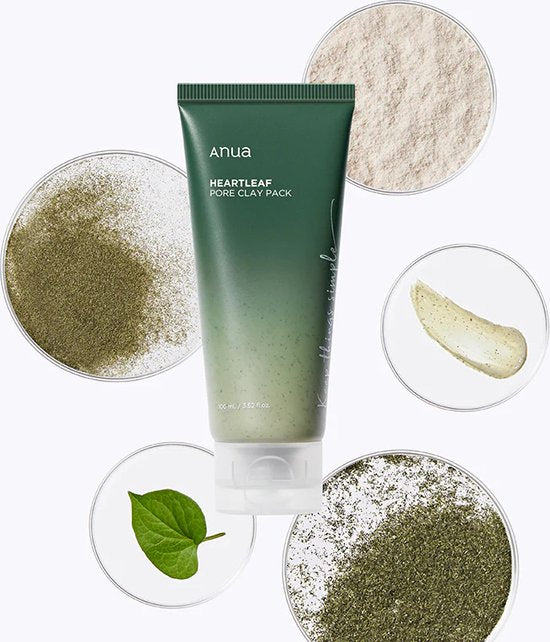 Anua - Heartleaf Pore Clay Pack - Clay Mask with Astragalus - 100ml - Tūfiti