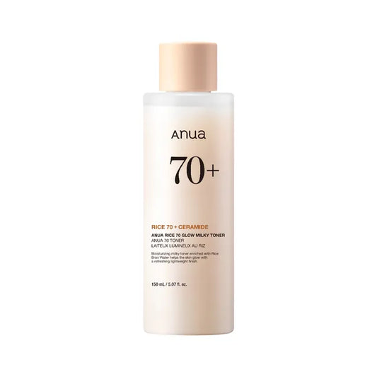 Anua – Rice 70 Glow Milky Toner – 150ml - Tūfiti