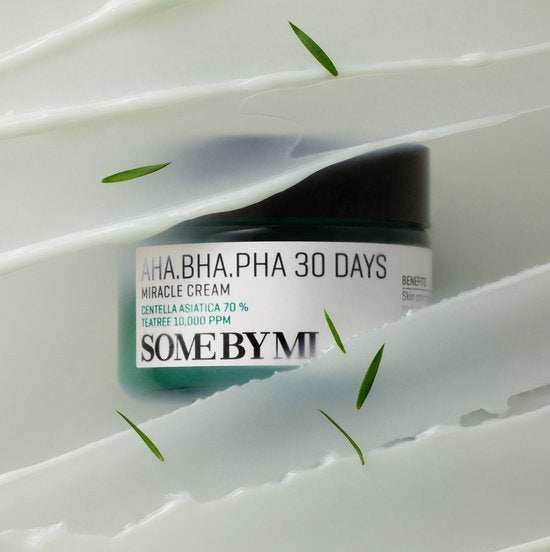 Some By Mi - AHA BHA PHA 30 Days Miracle Cream - Face Cream with AHA, BHA and PHA Acids - 60ml - Tūfiti