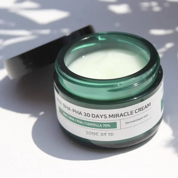 Some By Mi - AHA BHA PHA 30 Days Miracle Cream - Face Cream with AHA, BHA and PHA Acids - 60ml - Tūfiti