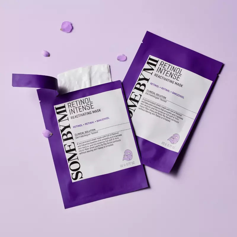 Some By Mi - Retinol Intense Reactivating Mask - Anti-Aging Sheet Mask - 22g