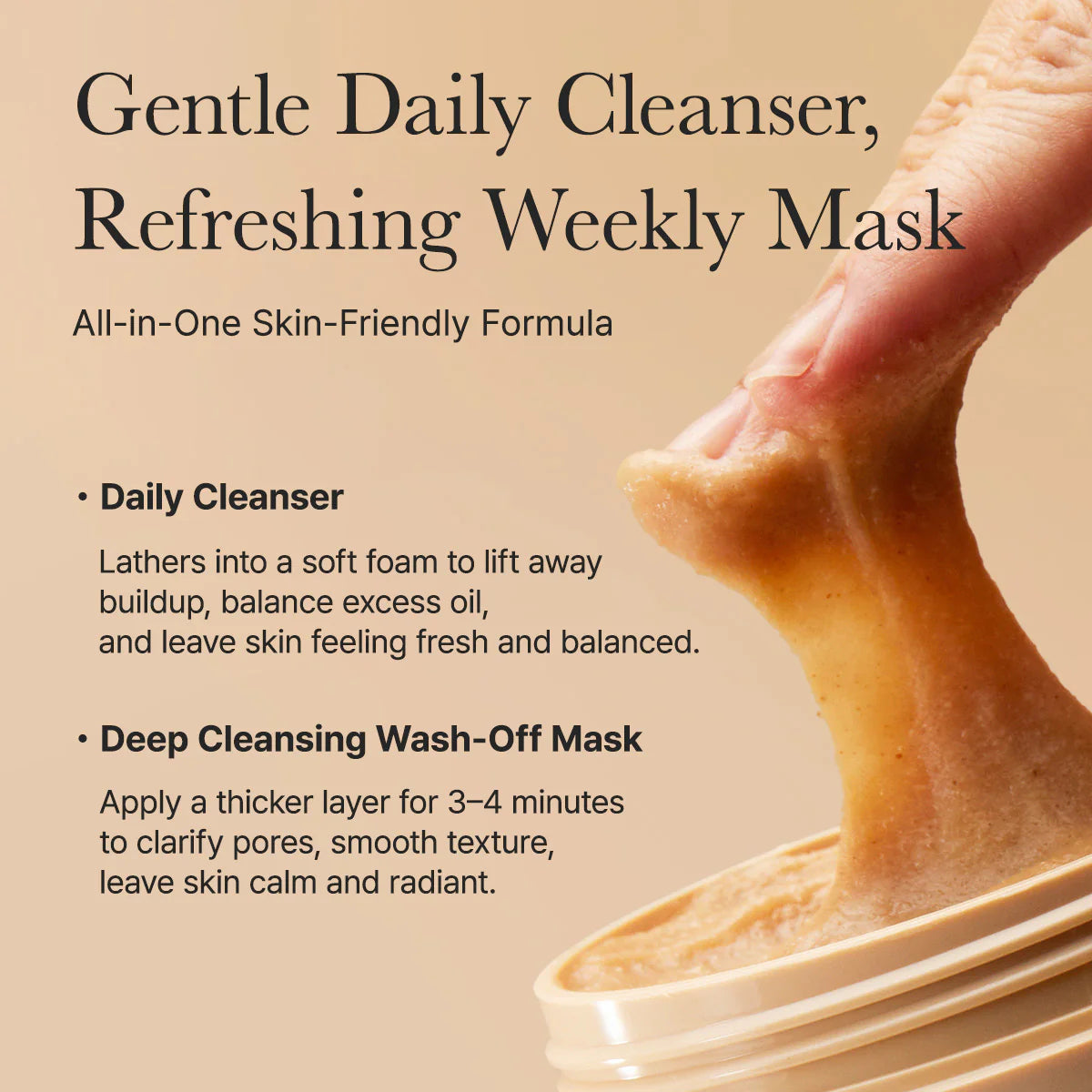 Arencia - Fresh Calendula Mochi Cleanser, 120g - Tūfiti