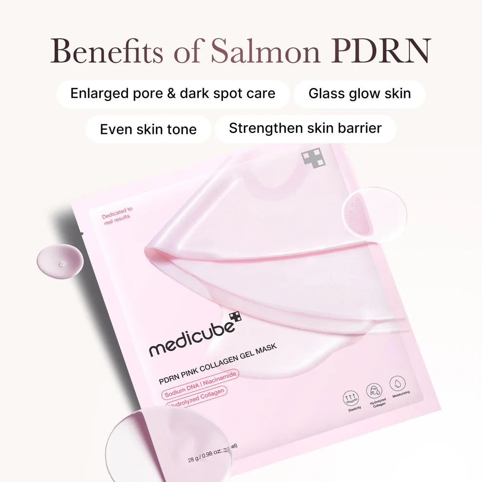 Medicube – Pink Collagen Gel Mask. 1 pc - Tūfiti
