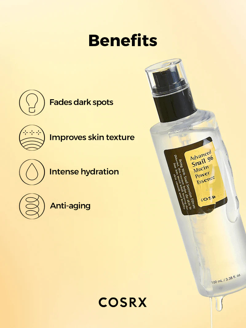 Advanced Snail 96 Mucin Power Essence 100ml - Tūfiti
