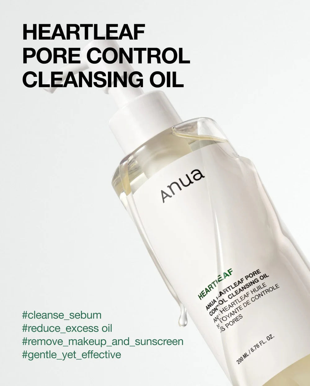 Anua - Heartleaf Pore Control Cleansing Oil - 200ml