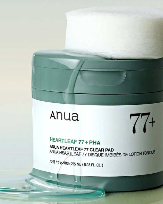 Anua - Heartleaf 77% Toner Pad - Soothing Toning Pads with Astragalus Extract - 70pcs.