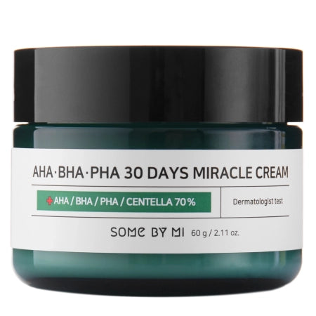 Some By Mi - AHA BHA PHA 30 Days Miracle Cream - Face Cream with AHA, BHA and PHA Acids - 60ml - Tūfiti