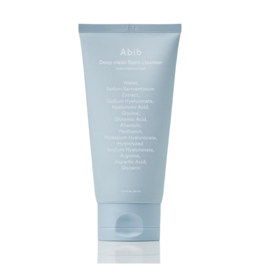 Abib - Deep Clean Foam Cleanser - Sedum Hyaluron Foam - Facial Cleansing Foam - 150ml - Tūfiti