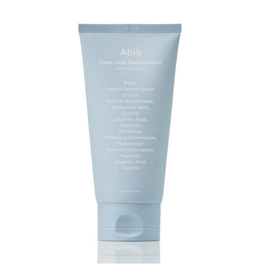 Abib - Deep Clean Foam Cleanser - Sedum Hyaluron Foam - Facial Cleansing Foam - 150ml