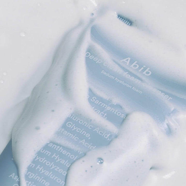 Abib - Deep Clean Foam Cleanser - Sedum Hyaluron Foam - Facial Cleansing Foam - 150ml - Tūfiti