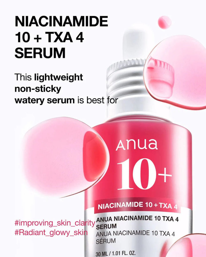 Anua - Niacinamide 10% + TXA 4% Serum - Brightening Serum with Niacinamide - 30ml - Tūfiti