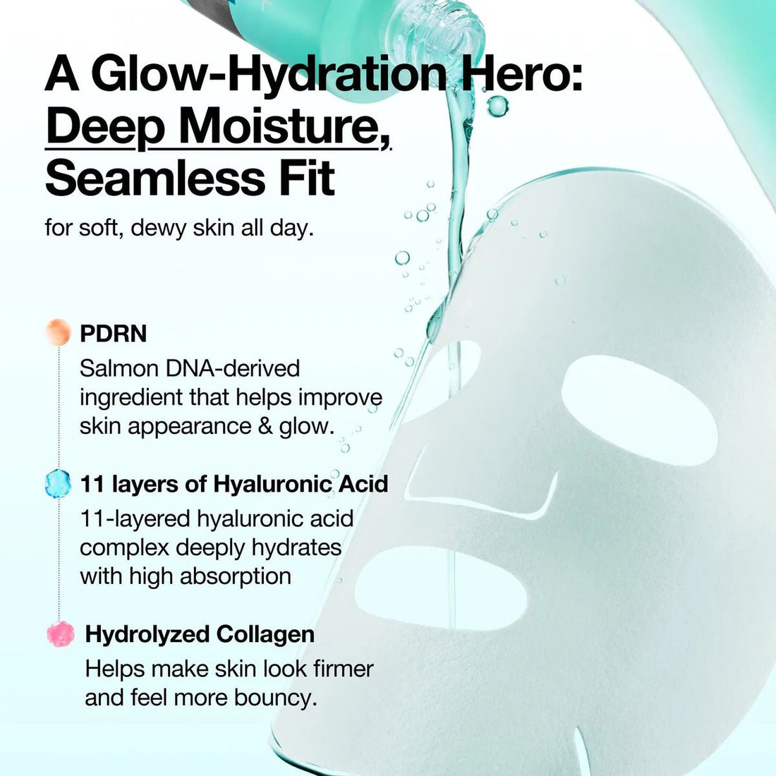 Anua - PDRN Hyaluronic Acid Capsule 100 Serum Mask, 23ml - Tūfiti