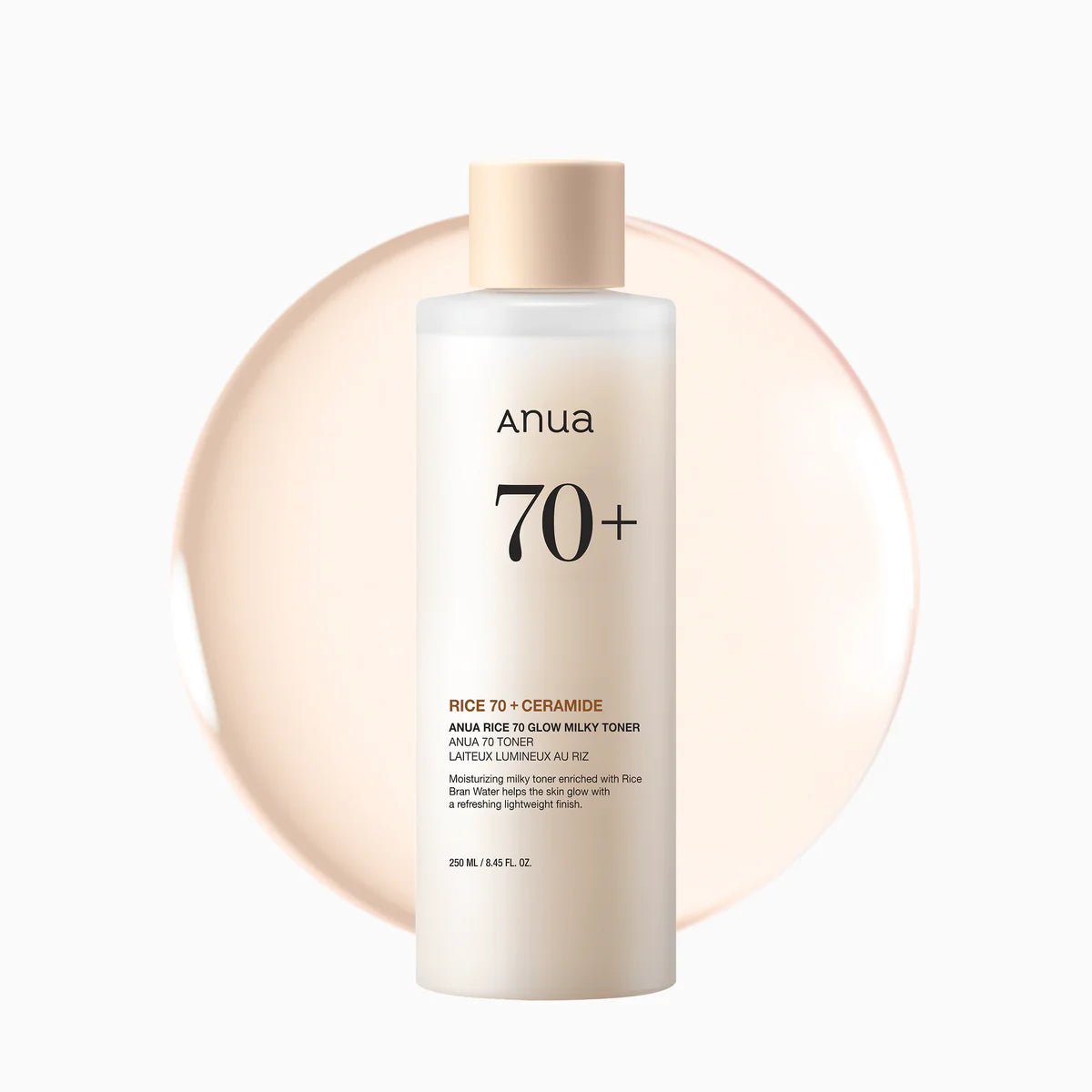 ANUA - Rice 70 Glow Milky Toner - 250ml - Tūfiti