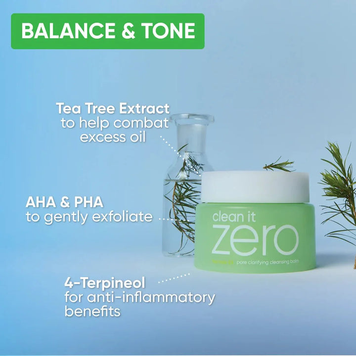 Banila Co - Clean It Zero Cleansing Balm - Pore Clarifying - Sorbet Face Wash Oil - 100ml - Tūfiti