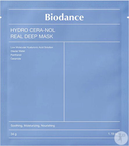 Biodance - Hydro Cera-nol Real Deep Mask - Moisturizing Collagen Face Mask - 1pc/34g - Tūfiti