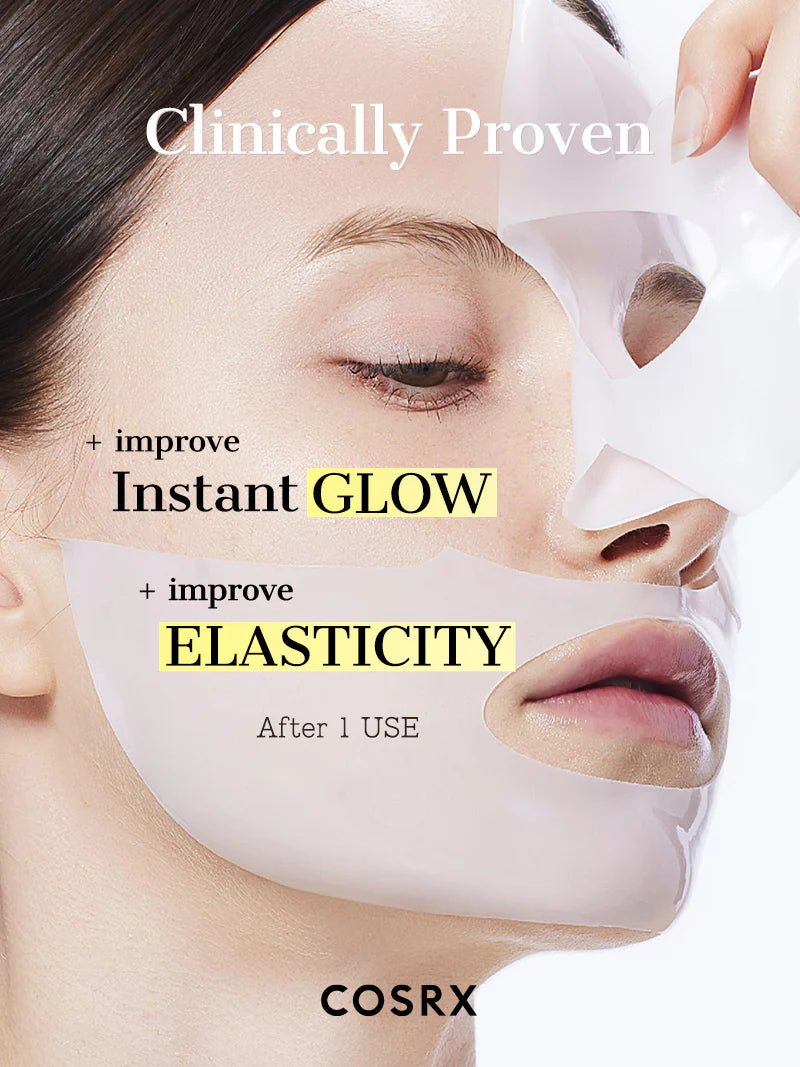 COSRX - Advanced Snail Mucin Glass Glow Hydrogel Mask, 3 stuks - Tūfiti