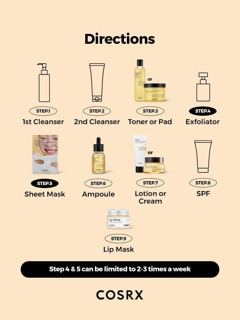 COSRX - Full Fit Propolis Light Ampoule Face Serum 30 ml - Tūfiti