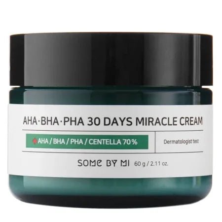 Some By Mi - AHA BHA PHA 30 Days Miracle Cream - Face Cream with AHA, BHA and PHA Acids - 60ml - Tūfiti